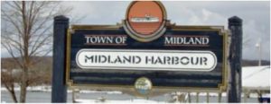 Midland Harbour Sign